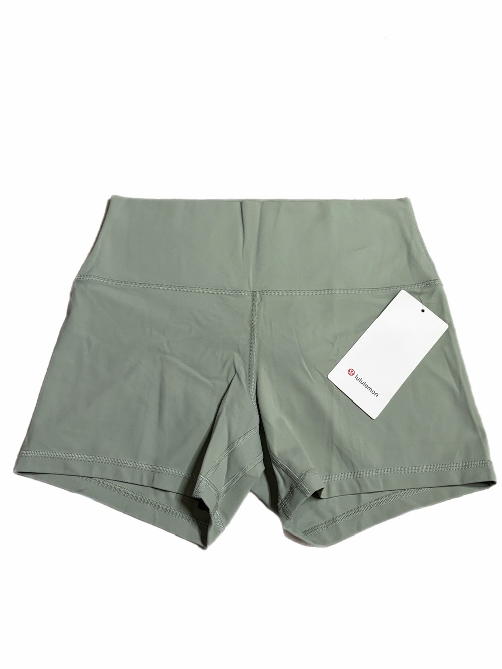 NWT Lululemon Align High-Rise Short *4” (Fog Green) Size 12